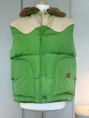 Gilet imbottito piumino verde