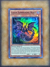 Yugioh Bestia Evocatrice Caos