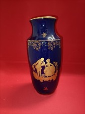 Limoges Porcellana - Vaso Blu