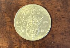 MONETA 200 LIRE CENTENARIO