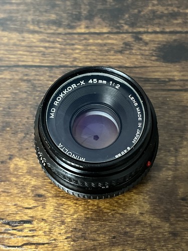 Minolta rokkor 45mm - md,