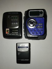 Lotto 3 Dispositivi Radio Cassette Walkman Aiwa Walkman Funzionanti