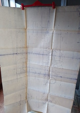 FIAT 801 GRAN PREMIO, auto da corsa d'epoca, FIGURINA BLUEPRINT ANNI '20 -Monza G.P