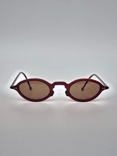 L.A. Eyeworks-IRMY 347M-Occhiali da sole - anni 90 - Made in L.A. - Rosso rubino