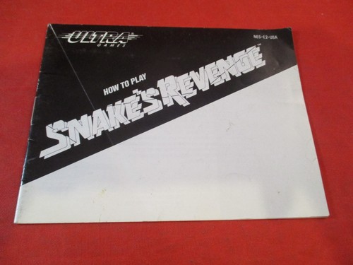 Snake revenge nintendo nes - nintendo,