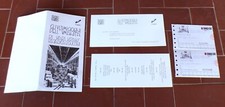 2 Biglietti Ticket + brochure GLI ULTIMI GIORNI DELL'UMANITA' Luca Ronconi 1990