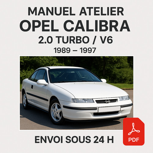Manuel atelier opel - manuel, calibra