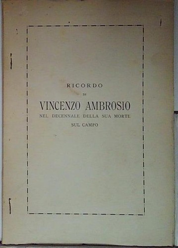 Ricordo vincenzo ambrosio - ricordo,