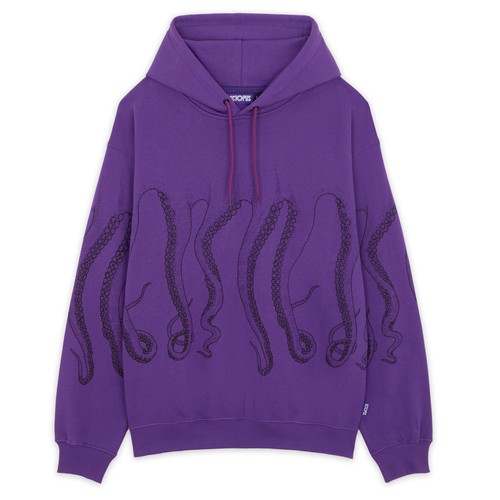 Octopus felpa outline hoodie - octopus,