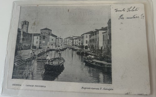 Cartolina chioggia venezia - cartolina,