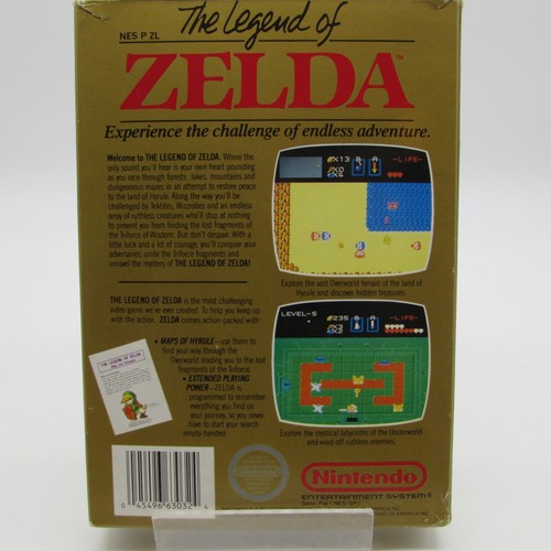 The legend zelda gold cib - the,