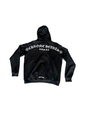 felpa nera uomo con cappuccio, Chrome hearts USA , indossata pochissimo 