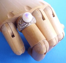 W117 / Anello Argento 800 Pave