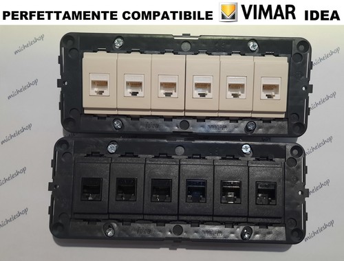Presa rete dati rj45 cat6 - rete,