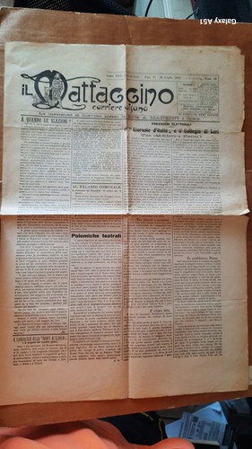 Vecchio giornale mattaggino - vecchio, il