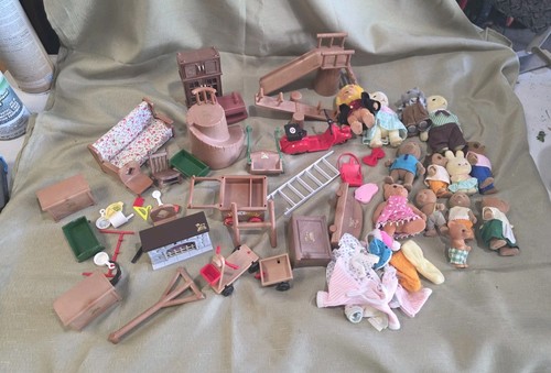 Vintage calico critters - vintage, maple