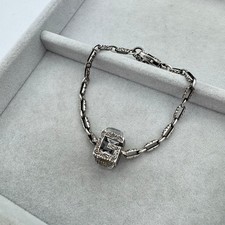 GUCCI G Bracciale Cubo Argento