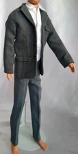  Ken Barbie Completo Grigio E Camicia.  Vintage Mattel Anni 60. 