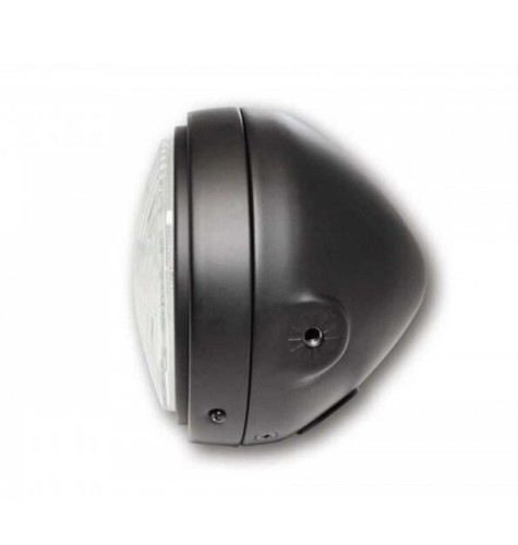 Faro moto nero caferacer - faro,