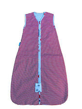 NUOVO The Original Grobag sacco a pelo bambino 6-18 mesi 1.0 tog bianco righe rosse