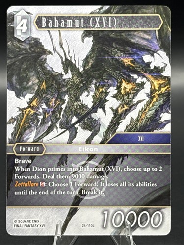 Final fantasy tcg - tcg, bahamut