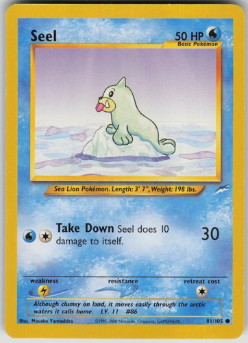 Pokemon tcg seel comune neo - pokemon,