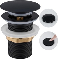 Ulytid Piletta Lavabo Bagno Nero, Piletta Click Clack