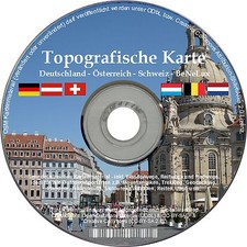 Mappa TOPO GARMIN Edge GPS Oregon D A CH geocaching trekking bici Alpi MAPPA