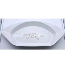 VASSOIO/PIATTO IN CERAMICA BIANCO-NODO MARINARO-CERASARDA DESIGN ITALY-VINTAGE