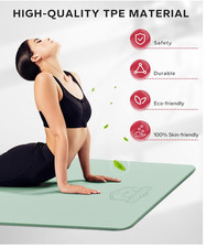HAPBEAR Large Yoga Mat for