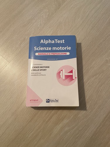 Alpha test scienze - , motorie