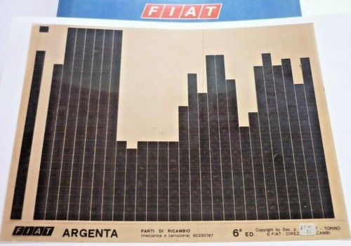 Fiat argenta edizione - edizione, 1983