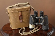 Esercito Imperiale Giapponese Tipo 89 7x Binocolo Astuccio Tela Oliva 1943 Seconda Guerra Mondiale Giappone