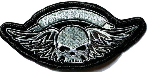 Harley davidson silver - davidson, skull