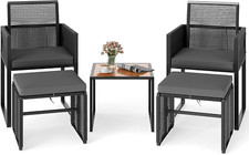 5 Pezzi Set Da Esterno in