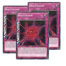 3x RED COCOON • (Bozzolo Rosso) • Comune • HSRD EN026 • YUGIOH! • ANDYCARDS