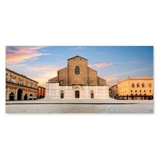 Lupia Quadro su Tela Canvas DEEP 65X143 BOLOGNA-BASILICA DI SAN PETRONIO