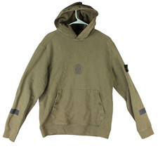 Stone Island X Supreme Pullover Felpa con Cappuccio Uomo XL Verde Militare Street