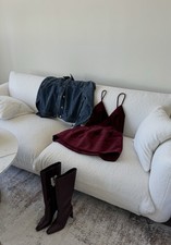 Stivali donna Zara bordeaux