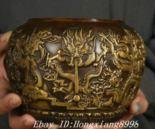 6,4" Vecchia Cina Rame Dorato