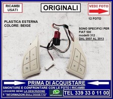 COMANDI RADIO STEREO BLUETOOTH VOLANTE TELEFONO SPECIFICI PER FIAT 500 mod 312