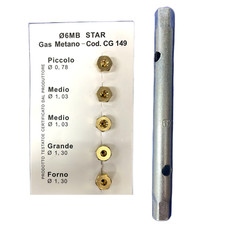 FRATELLI ONOFRI UGELLI CUCINA 6MB 4 FUOCHI + FORNO GAS METANO + CHIAVE 6/7