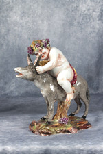 Splendida Rara Statua Bacco