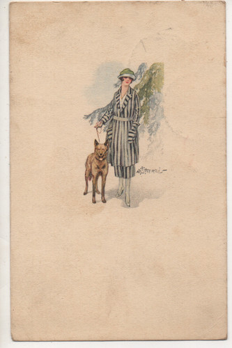 Terzi aleardo donna con - aleardo, cane