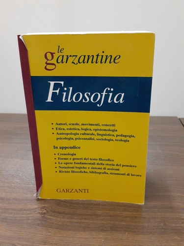 Garzantine filosofia - filosofia, [