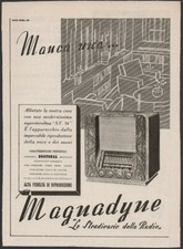 Radio  Magnadyne  pubblicità