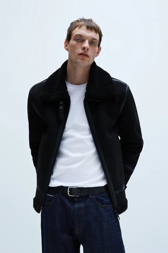 Giacca zara double face - double,
