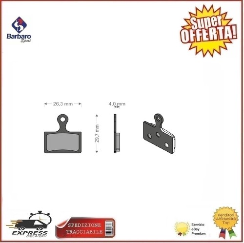 Pastiglie freno disco bici - pastiglie,