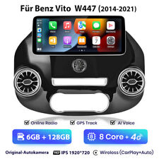 Autoradio 12.3" Android 13 6+128G per Benz Vito W447 14-24 GPS Navi 4G SWC 8 core