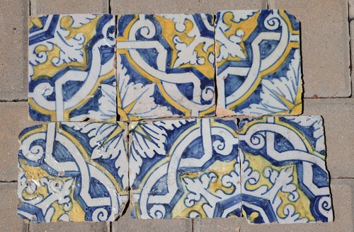 Set piastrelle antiche - set,